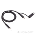 USB C a USB un cavo adattatore